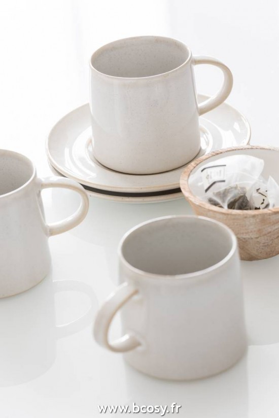 J-Line tasses-de-cafe-avec-sous-tasse 98314