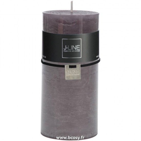 J Line Bougie Cylindre Granit L 72H 15H Jline 98917 by Jolipa 98917