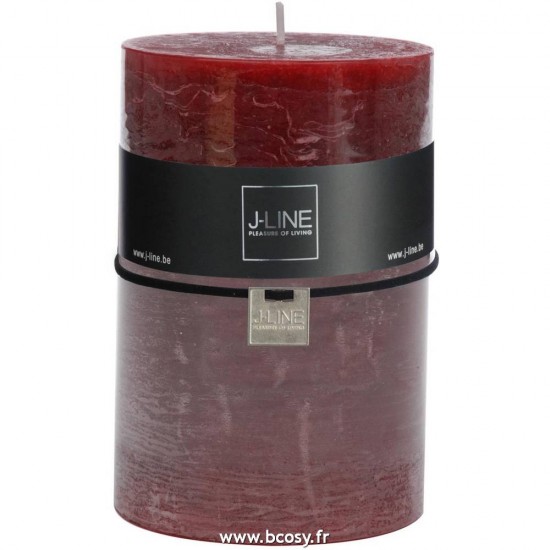 J Line Bougie Cylindre Cerise XL 120H 15H Jline 98930 by Jolipa 98930